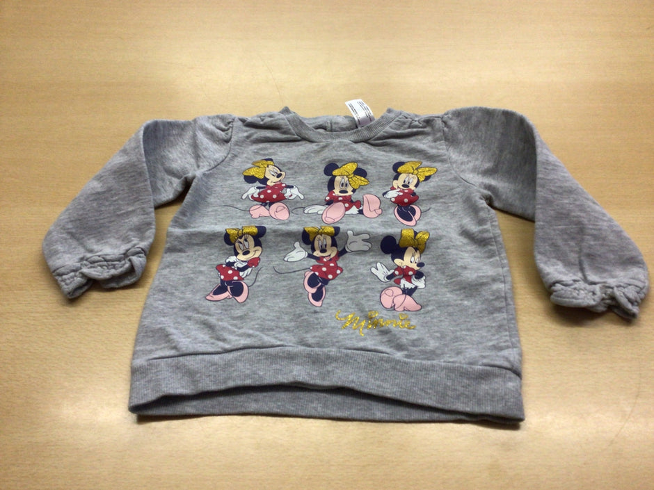 Disney/Minnie Mouse Sweatshirt 86 Grau
