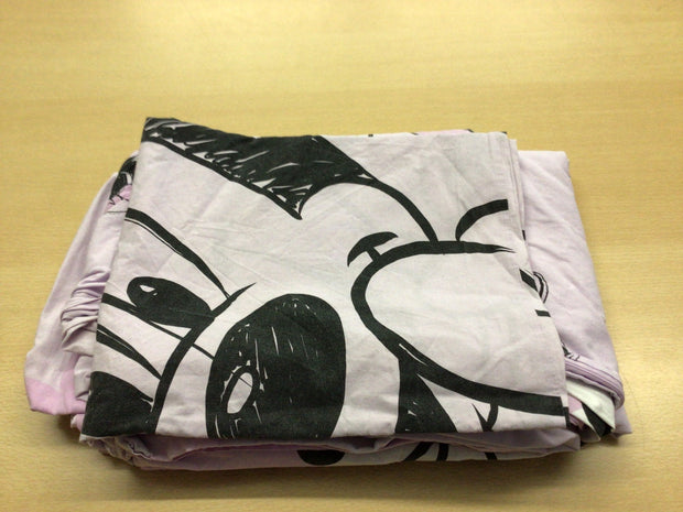 Bettwäsche Rosa und Schwarz