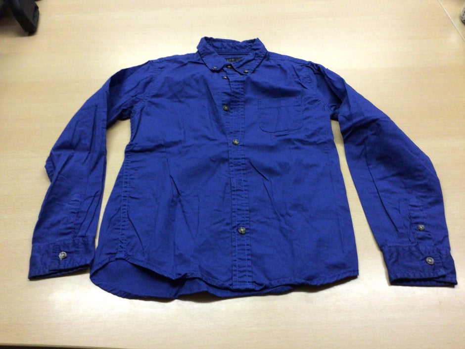Hemd 122/128 Blau