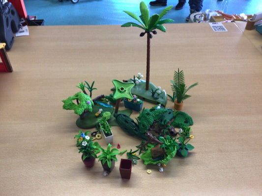 Playmobil Diverse Pflanzen Mehrfarbig