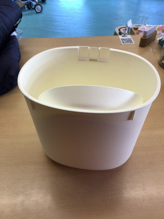Kübel für Wickeltisch Weiß