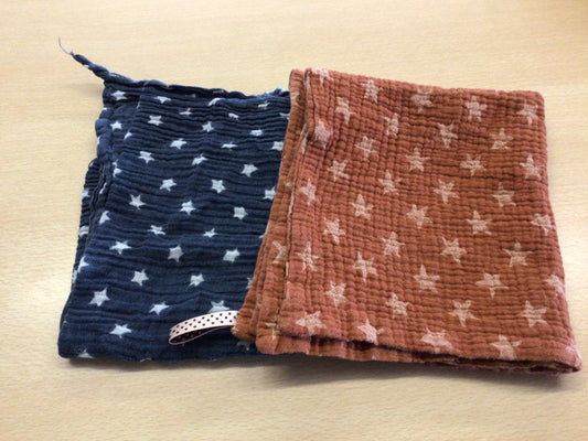 2er Set Nuschis Blau, Braun