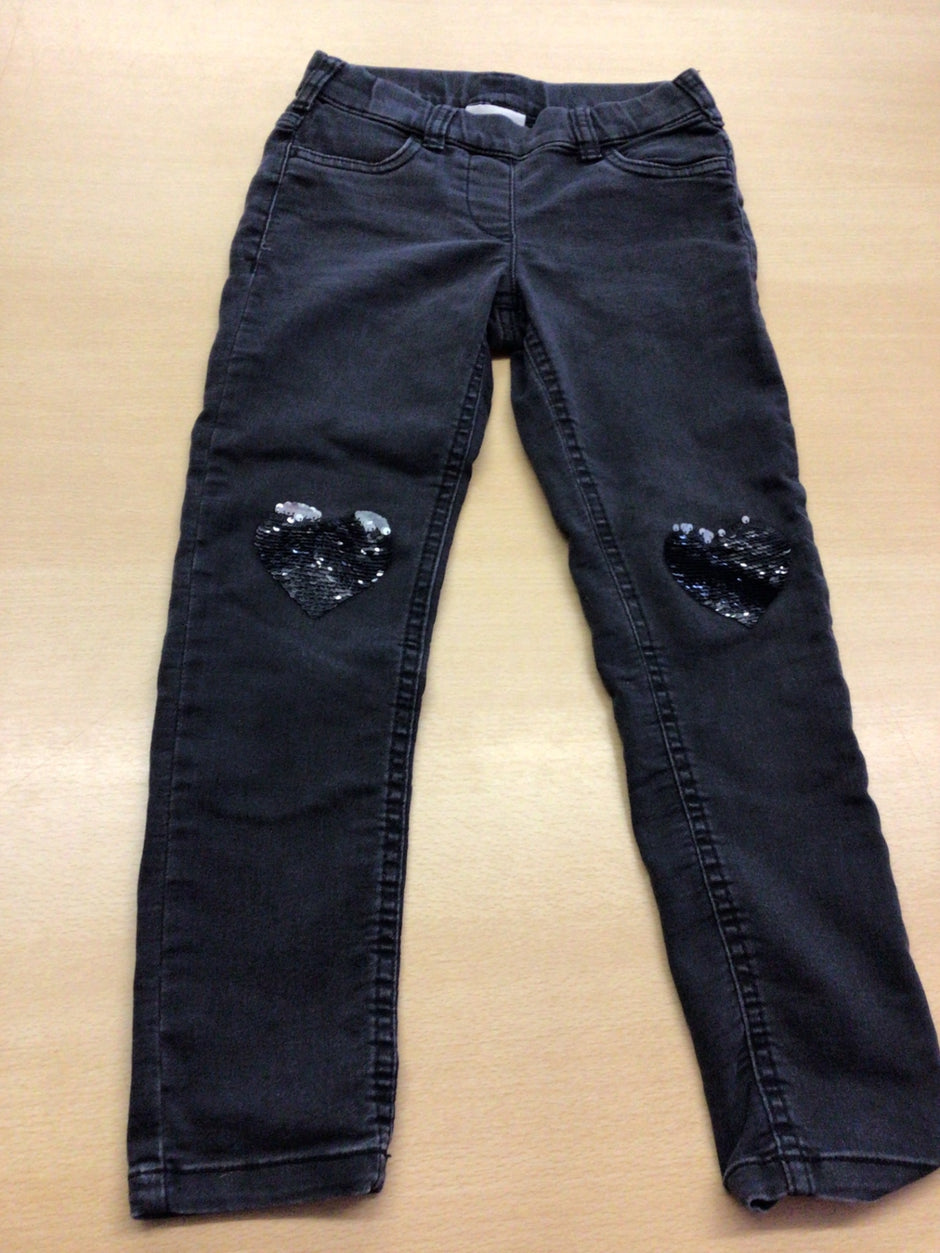 Jeans 122 Schwarz