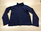 Rollkragen-Pullover 140 Marineblau