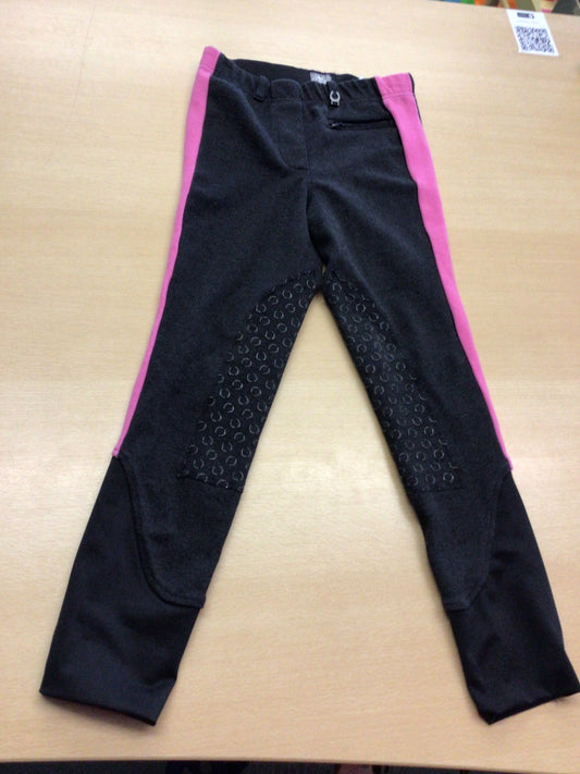  Reithose 134 Schwarz, Rosa