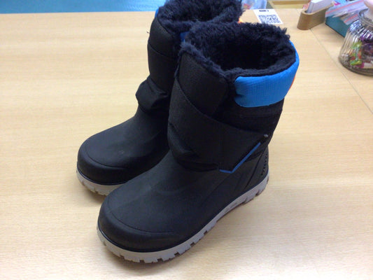  Winterstiefel 36 Schwarz mit Blau