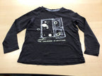  Langarmshirt 116 Schwarz
