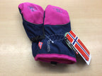 Troll Kids Handschuhe 9–10 Blau und Pink