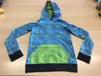  Hoodie 116 Blau und Grün