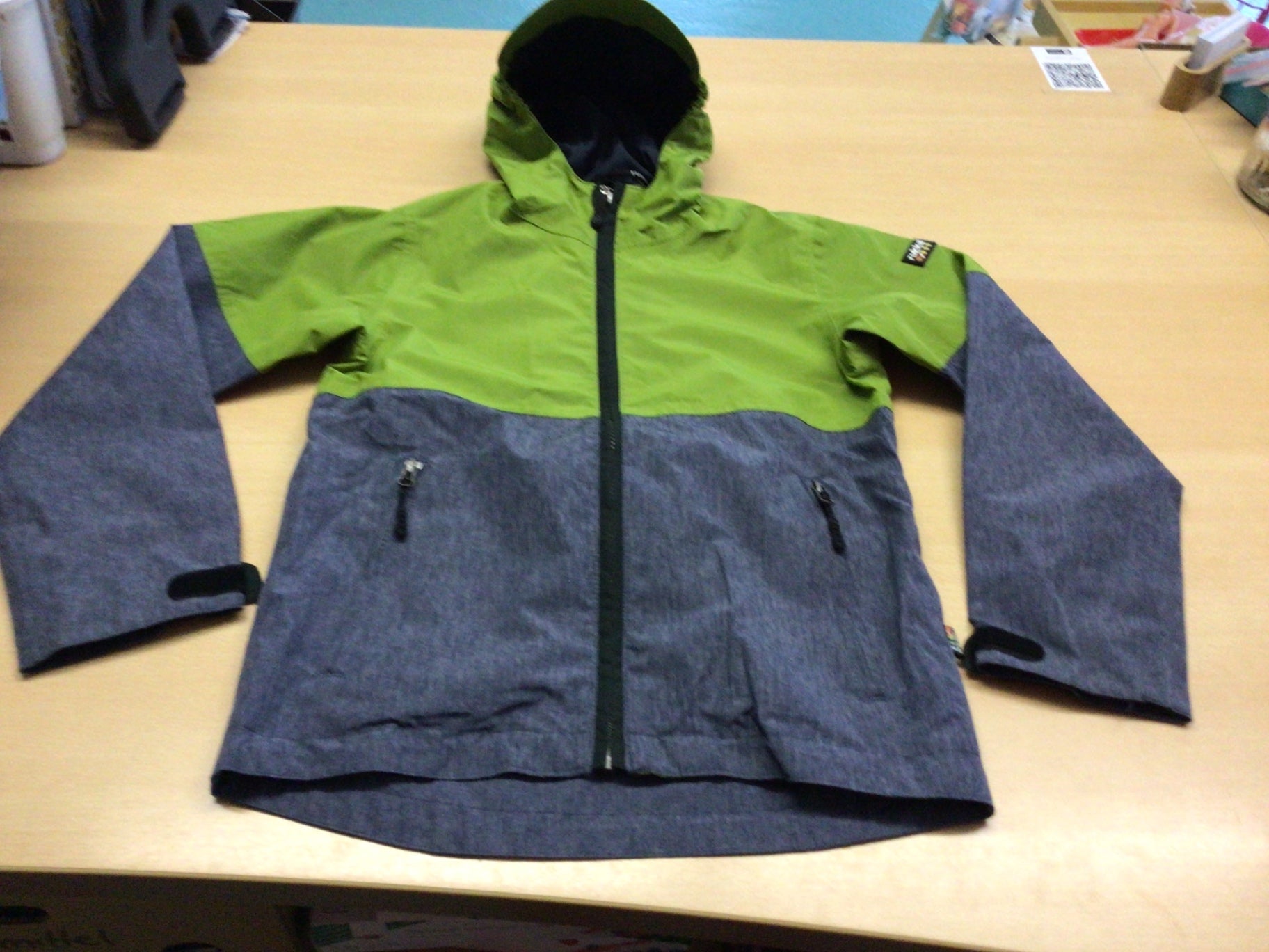 Rukka Regenjacke 140 Grün und Grau