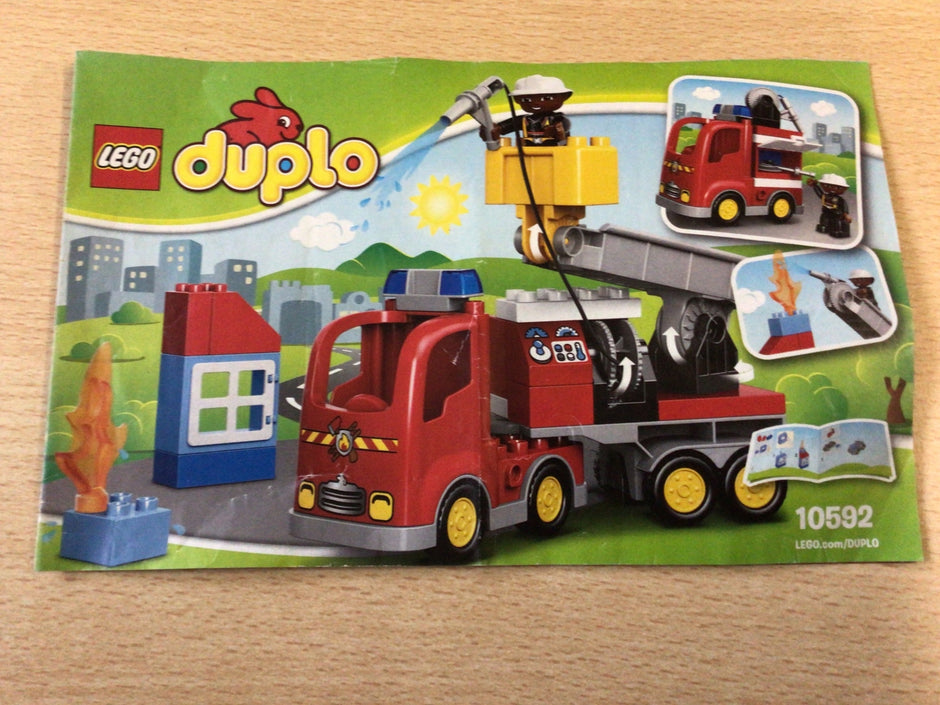 LEGO Duplo Feuerwehr 10592 Rot, Grau, Blau, Gelb