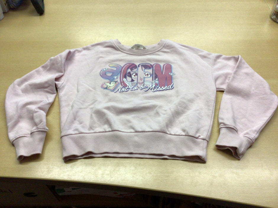 Sweatshirt 134/140 Hellrosa