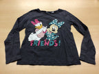 Langarmshirt 122/128 Schwarz