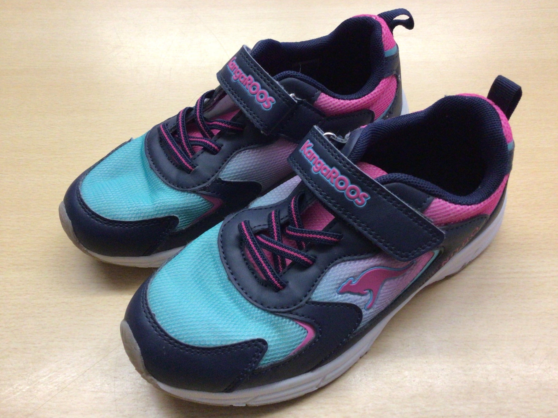 KangaROOS Sneaker 35 Blau, Rosa, Schwarz