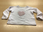  Sweatshirt 104 Weiß