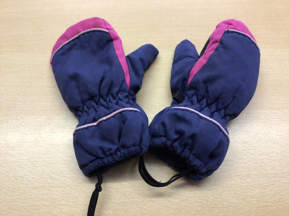 Handschuhe Blau und Pink