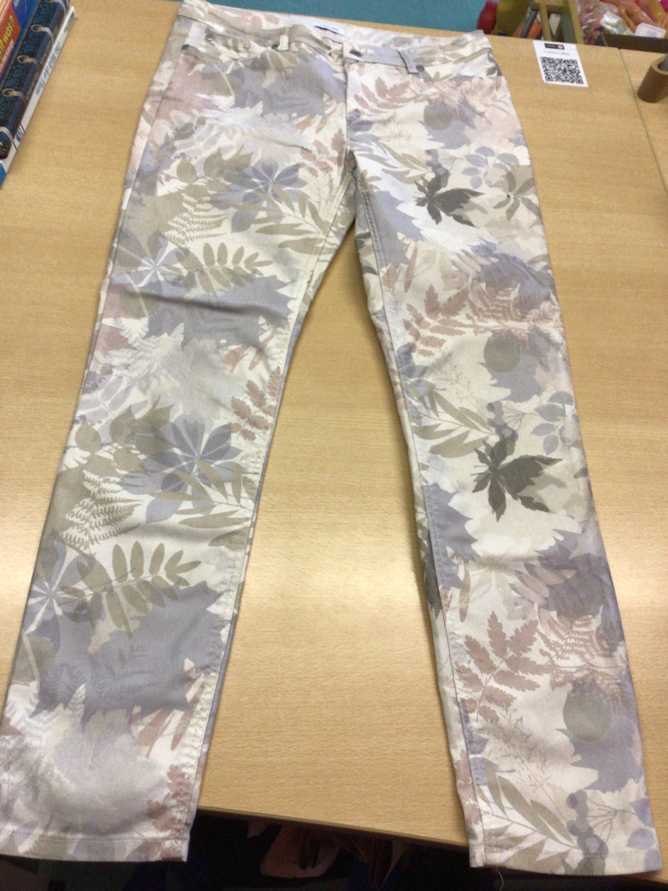 Lascana Hose 38 Beige, Grau, Weiß