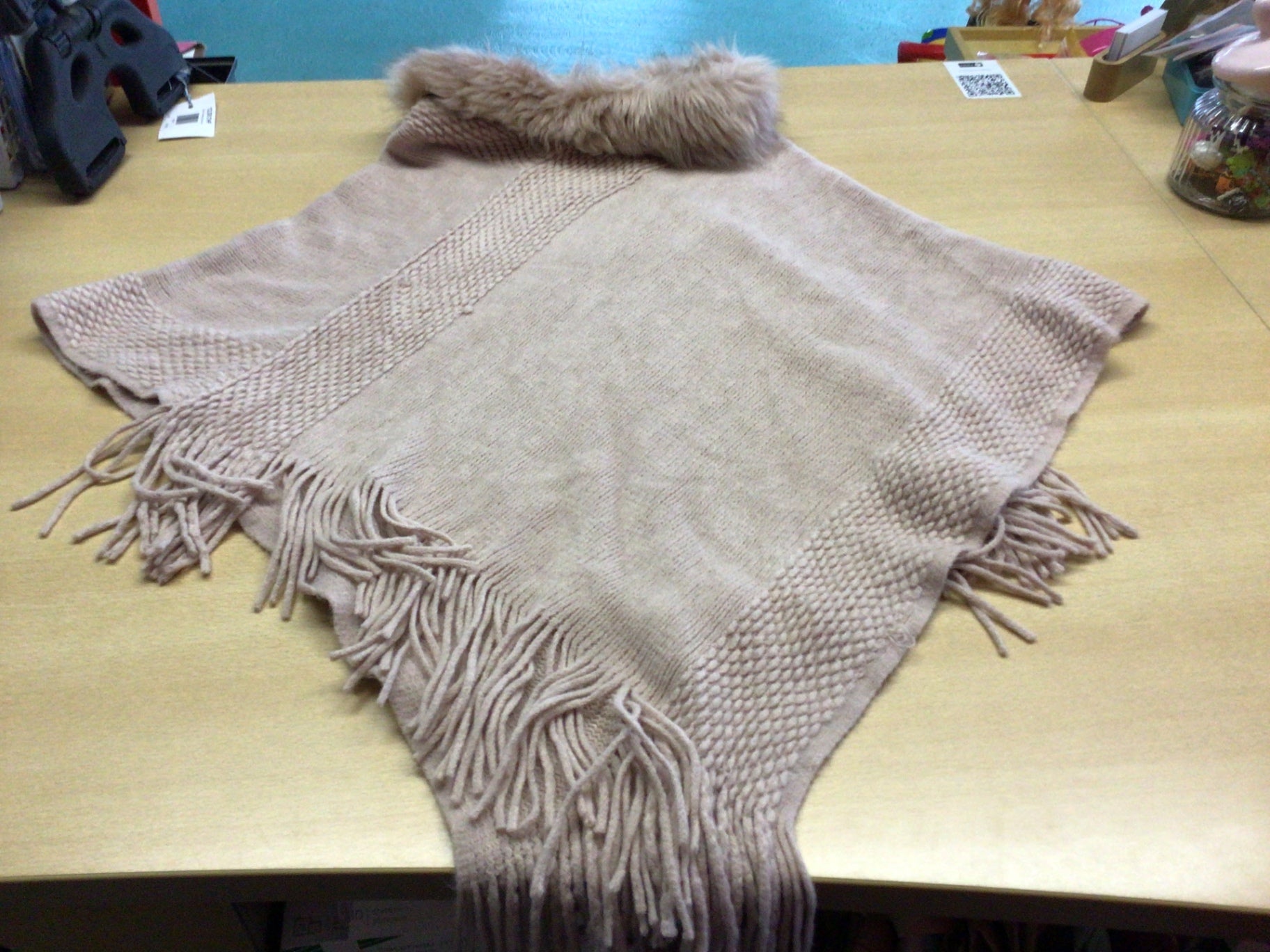 Poncho Onesize Rosa