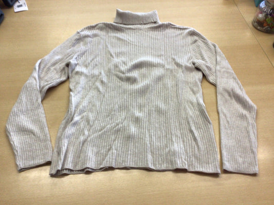 Rollkragenpullover XL Beige