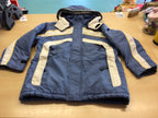 Skijacke 152 Blau und Beige