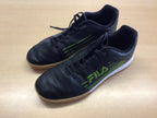 FILA Hallenschuhe 39 Schwarz mit grünen Akzenten