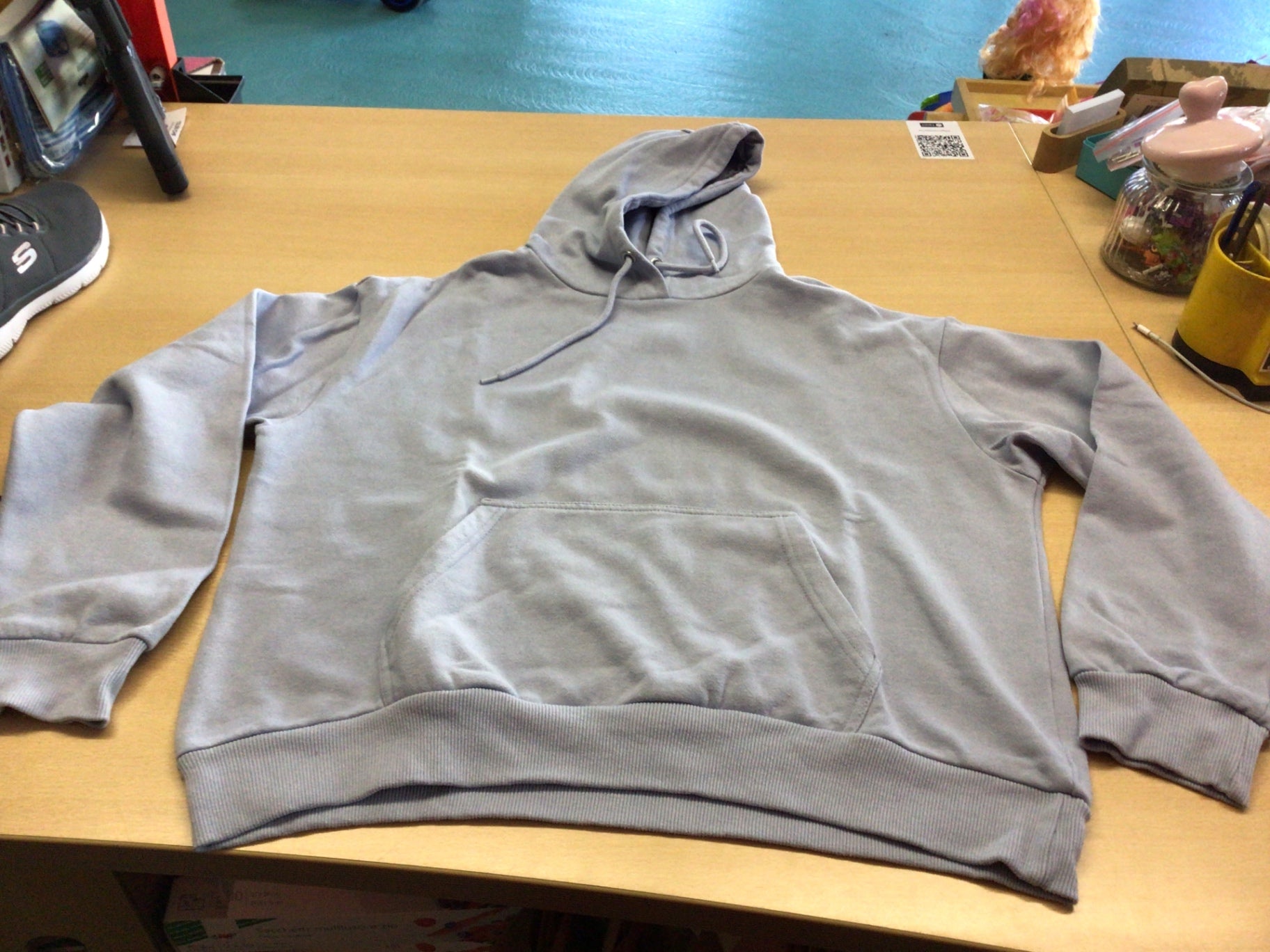 Hoodie S Hellblau