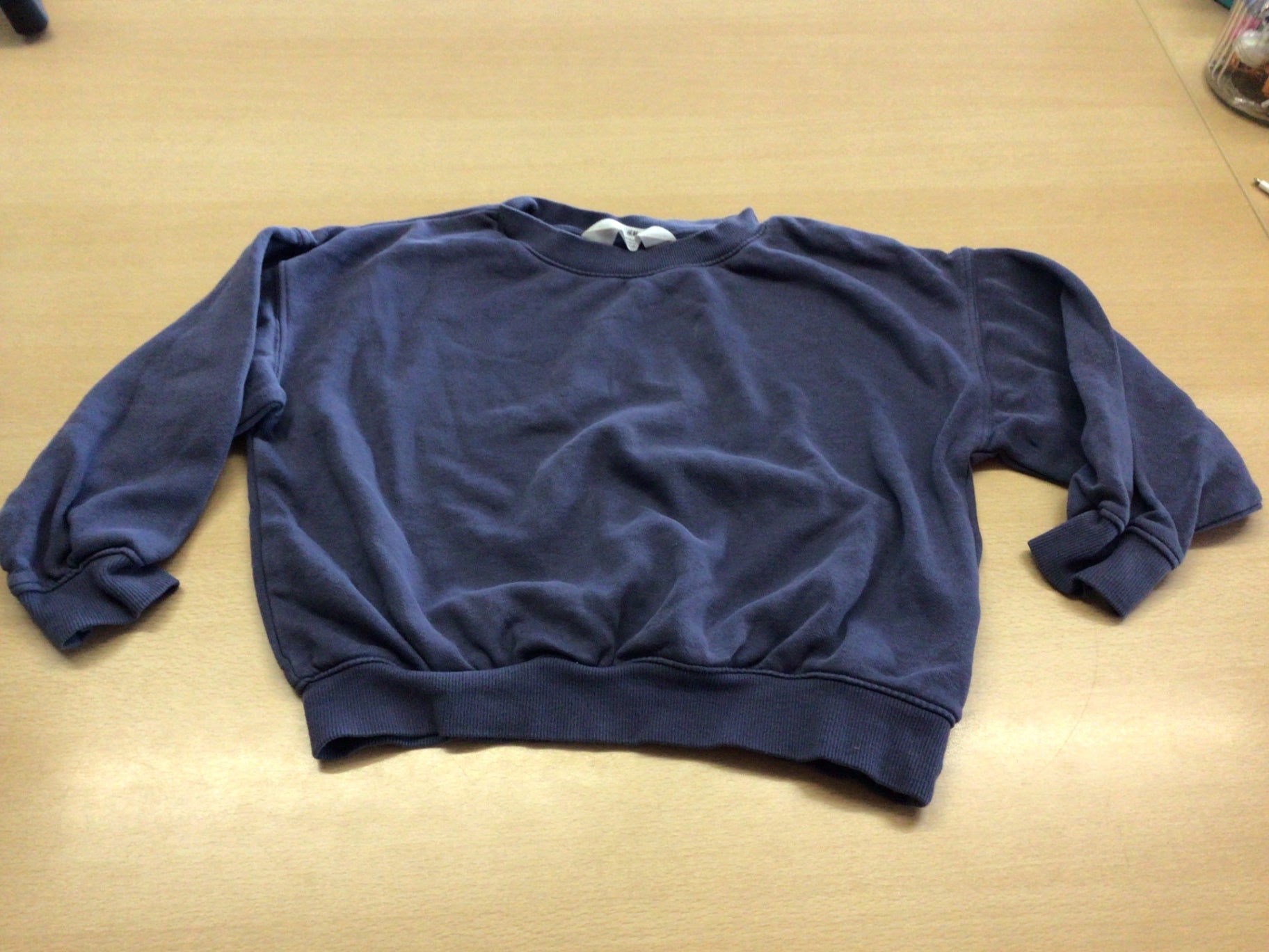  Sweatshirt 110/116 Dunkelblau