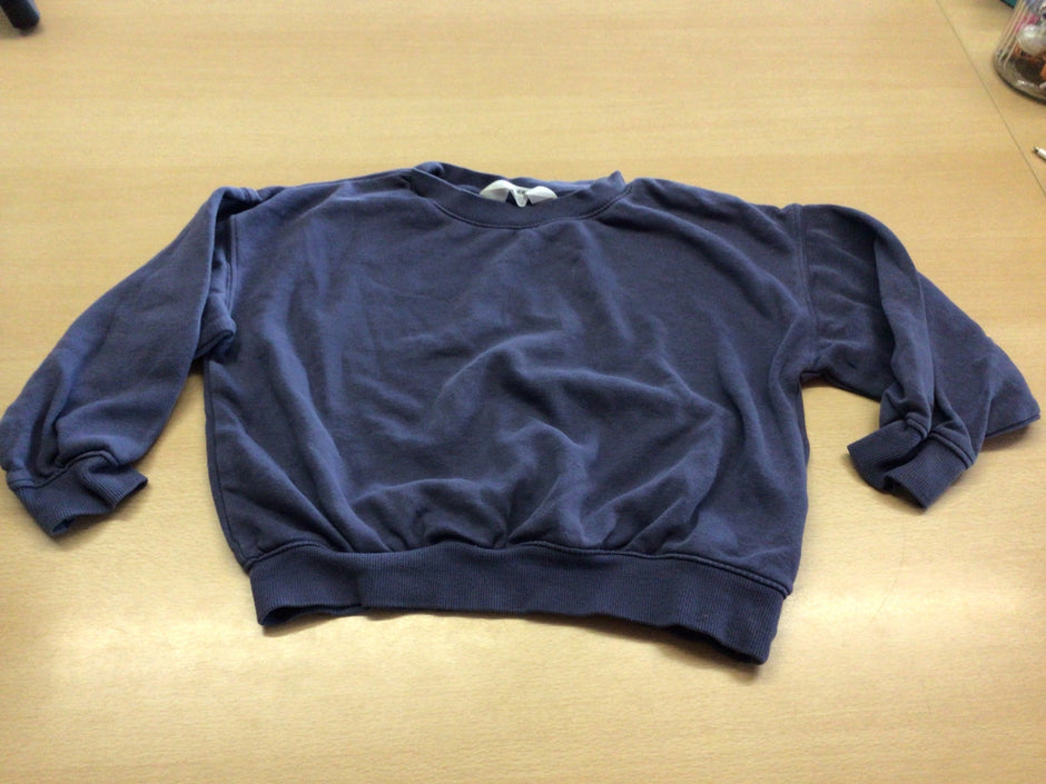  Sweatshirt 110/116 Dunkelblau