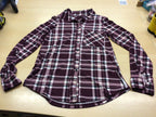  Bluse XS Burgunder