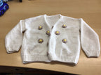  Strickjacke 104/110 Beige
