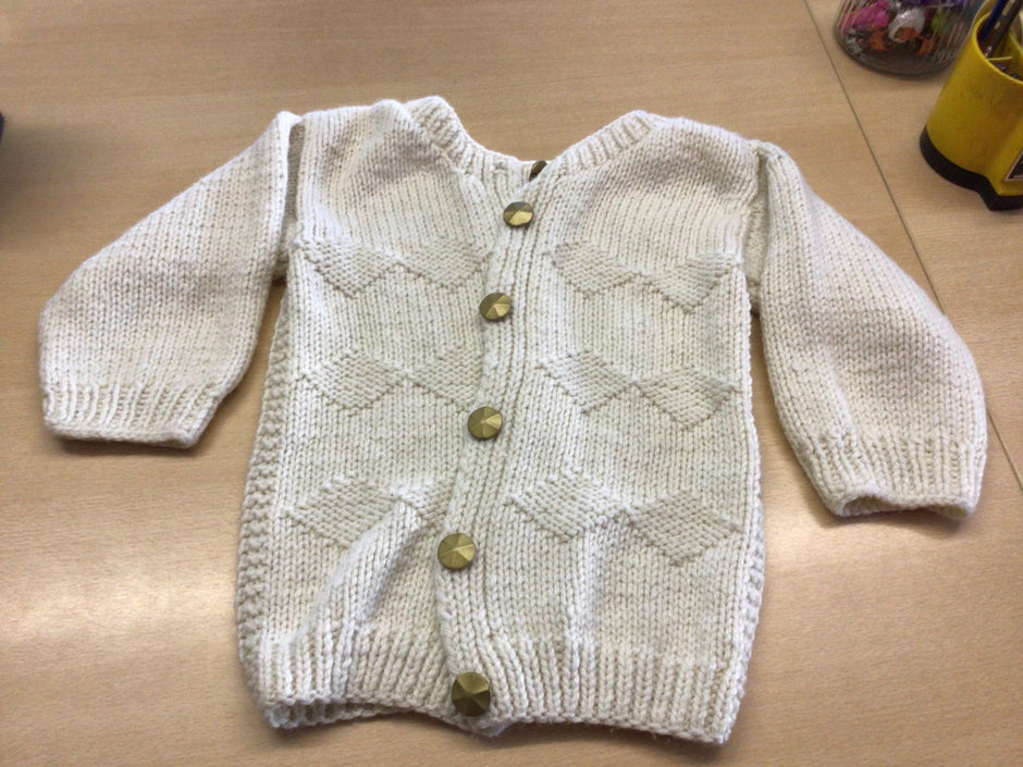 Strickjacke 104/110 Beige