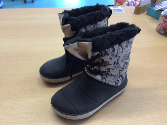 Winterstiefel 26/27 Schwarz und Beige