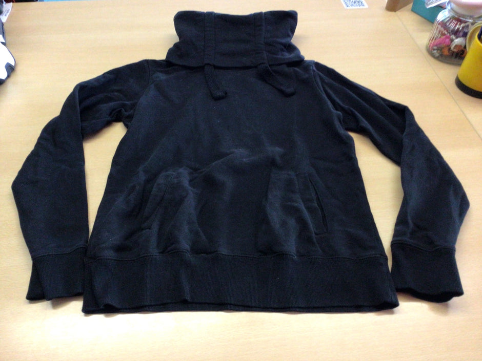 Rollkragen-Pullover S Schwarz