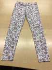  Leggins 128 Rosa, Grau, Weiß