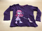 Langarmshirt 98/104 Lila