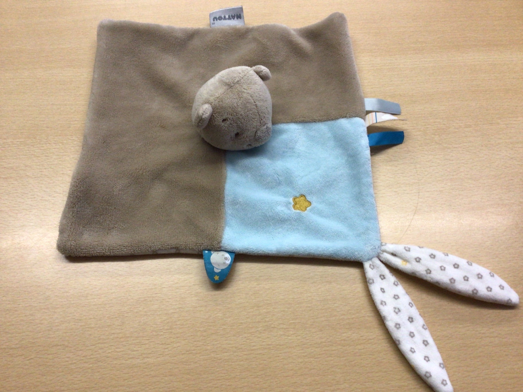 Baby-Spielzeug Beige, Blau, Weiß