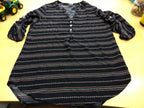 Bluse L Dunkelblau