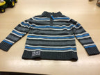 Pullover 110 Grau, Blau, Weiß, Schwarz
