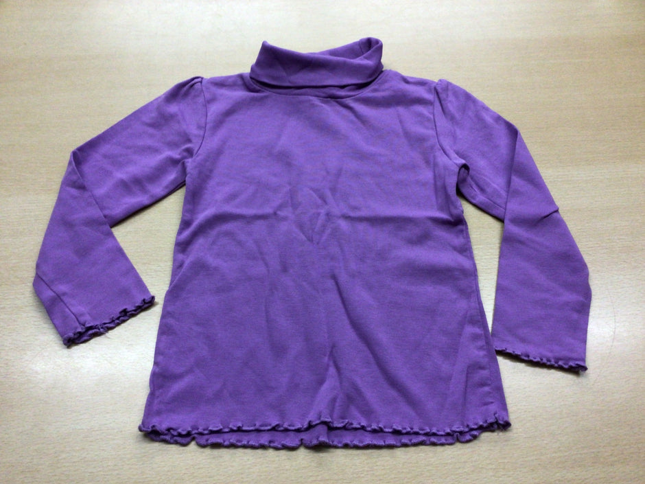 Rollkragenpullover 110 Lila