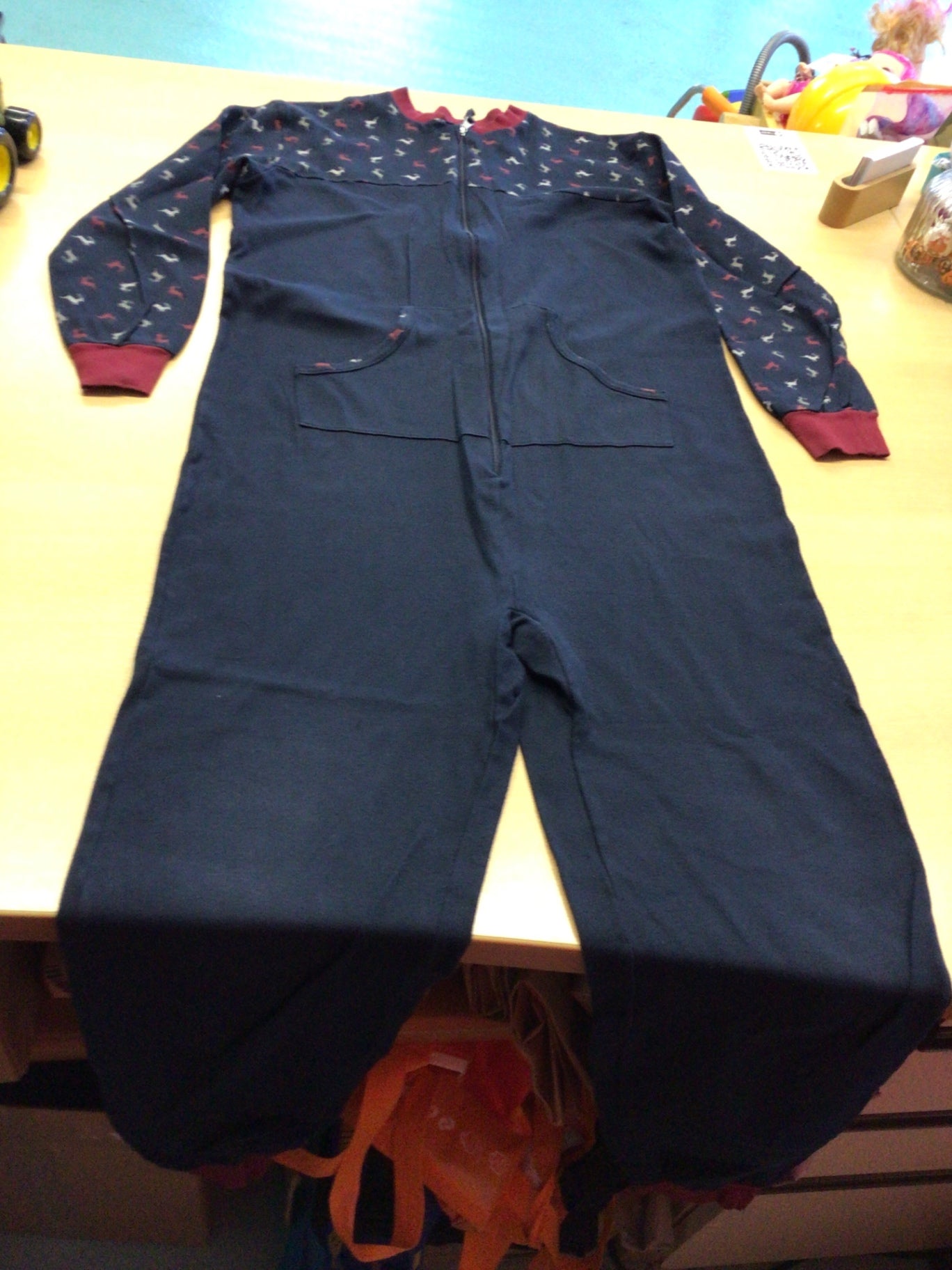 Pyjama 152/158 Dunkelblau
