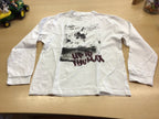 Langarmshirt 146/152 Weiß