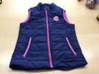 Weste 152 Blau mit Pinkdetails