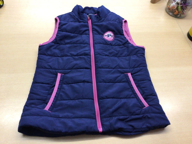 Weste 152 Blau mit Pinkdetails