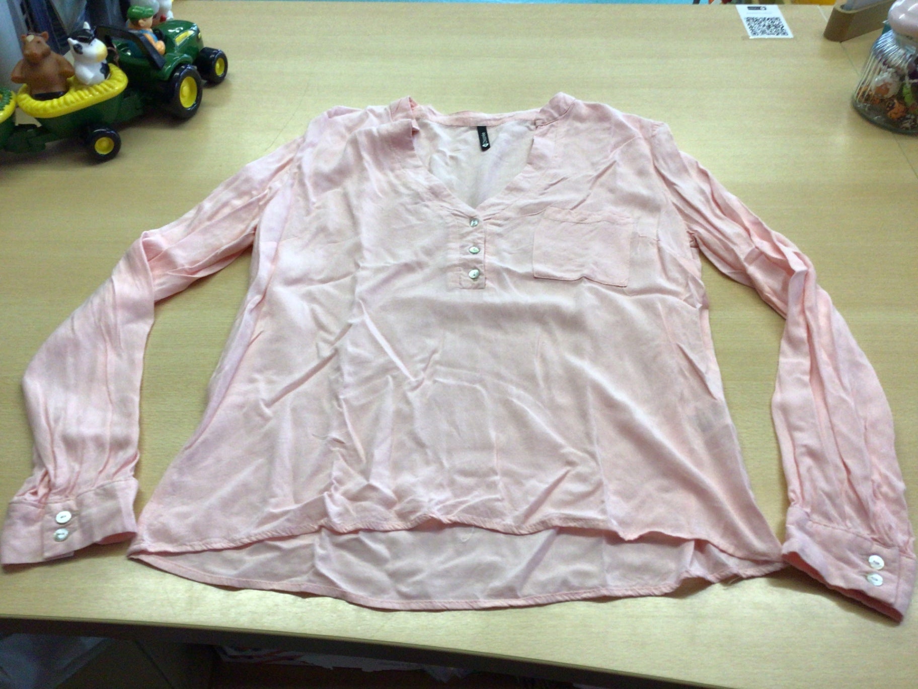 Bluse M Hellrosa