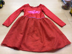 Fasnachts-Kleid 110/116 Rot