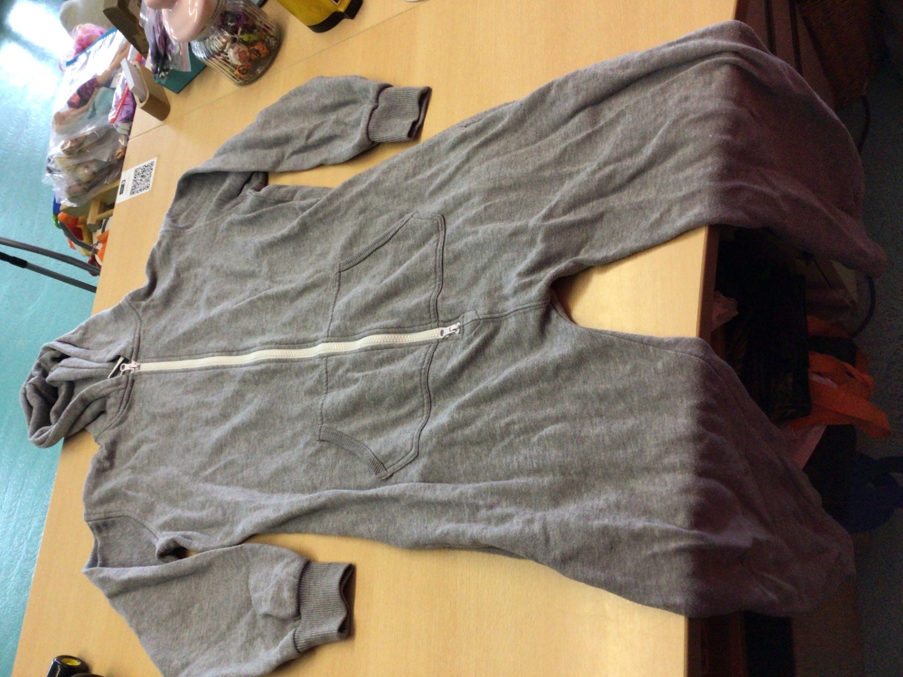 Pyjama 140/152 Grau