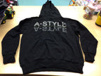  Hoodie L/XL Schwarz