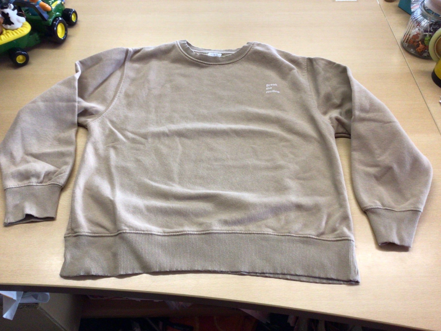 Sweatshirt 164 Beige