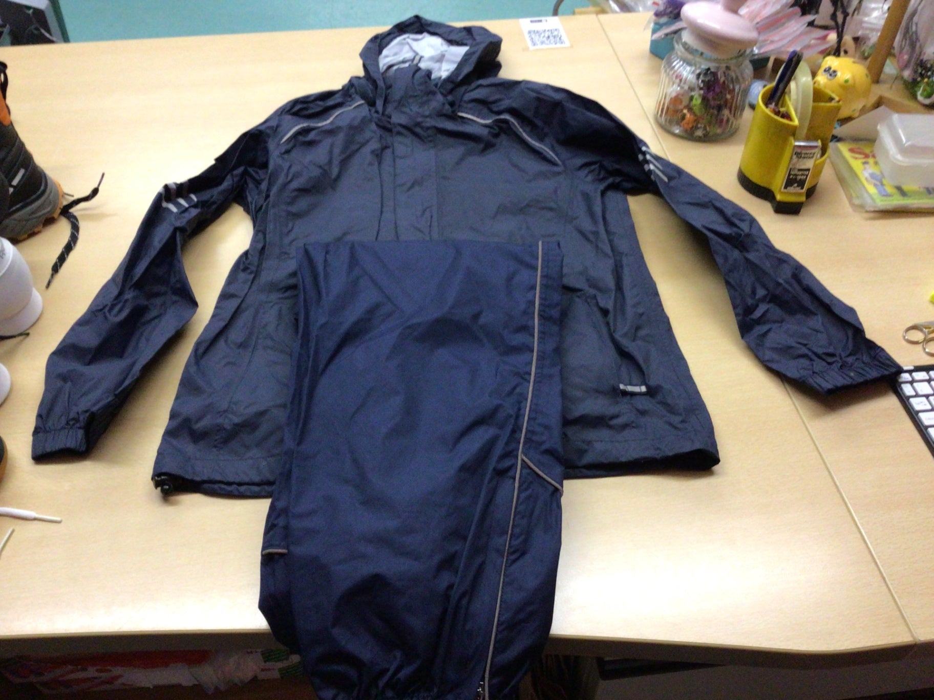 2 tl. Regenanzug 152 Blau