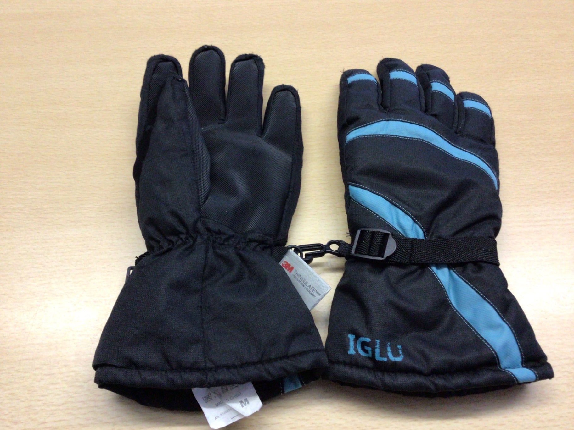IGLU Handschuhe Schwarz-Blau